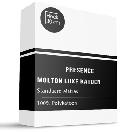 Presence Molton Luxe Katoen Waterdicht - Standaard Matras