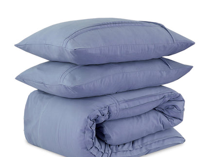 Sleeptime Dekbedovertrek Washed Tufted - Blauw