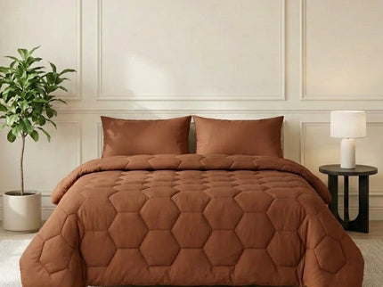 Easy Dekbed Zonder Overtrek - Mocha Mousse