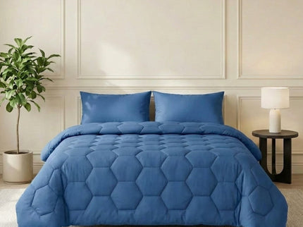 Easy Dekbed Zonder Overtrek - Blauw