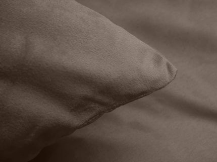Dekbedovertrek Velvet Uni - Taupe
