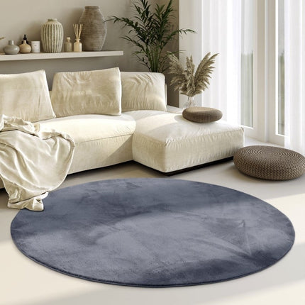 Villeroy & Boch Vloerkleed Leon Rond - Antraciet