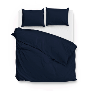 Zo!Home Dekbedovertrek Katoen-Satijn - Satinado - Navy Blue