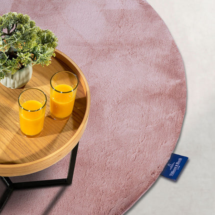 Rond Vloerkleed Leon - Oud Roze